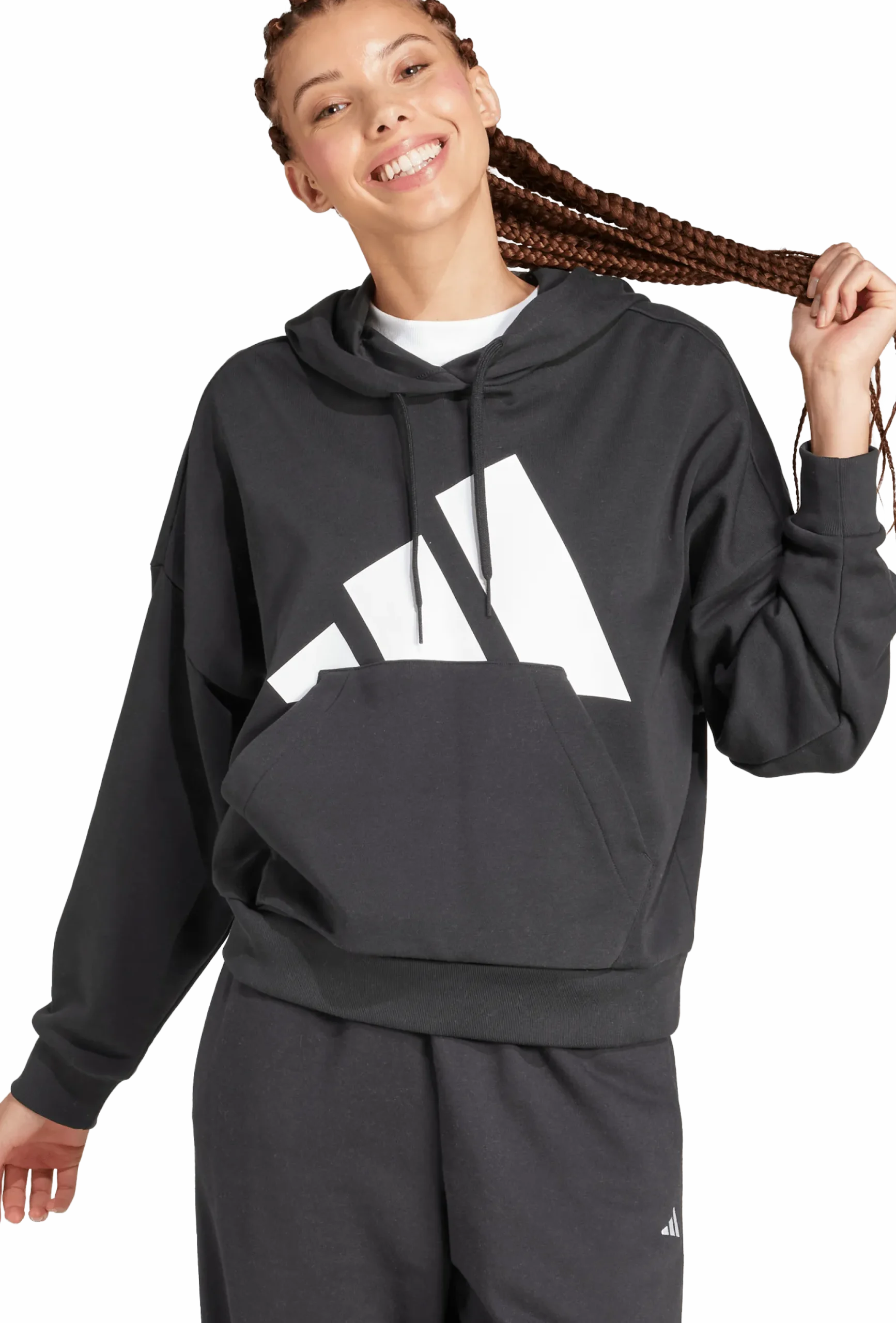 ADIDASw big logo ft hood