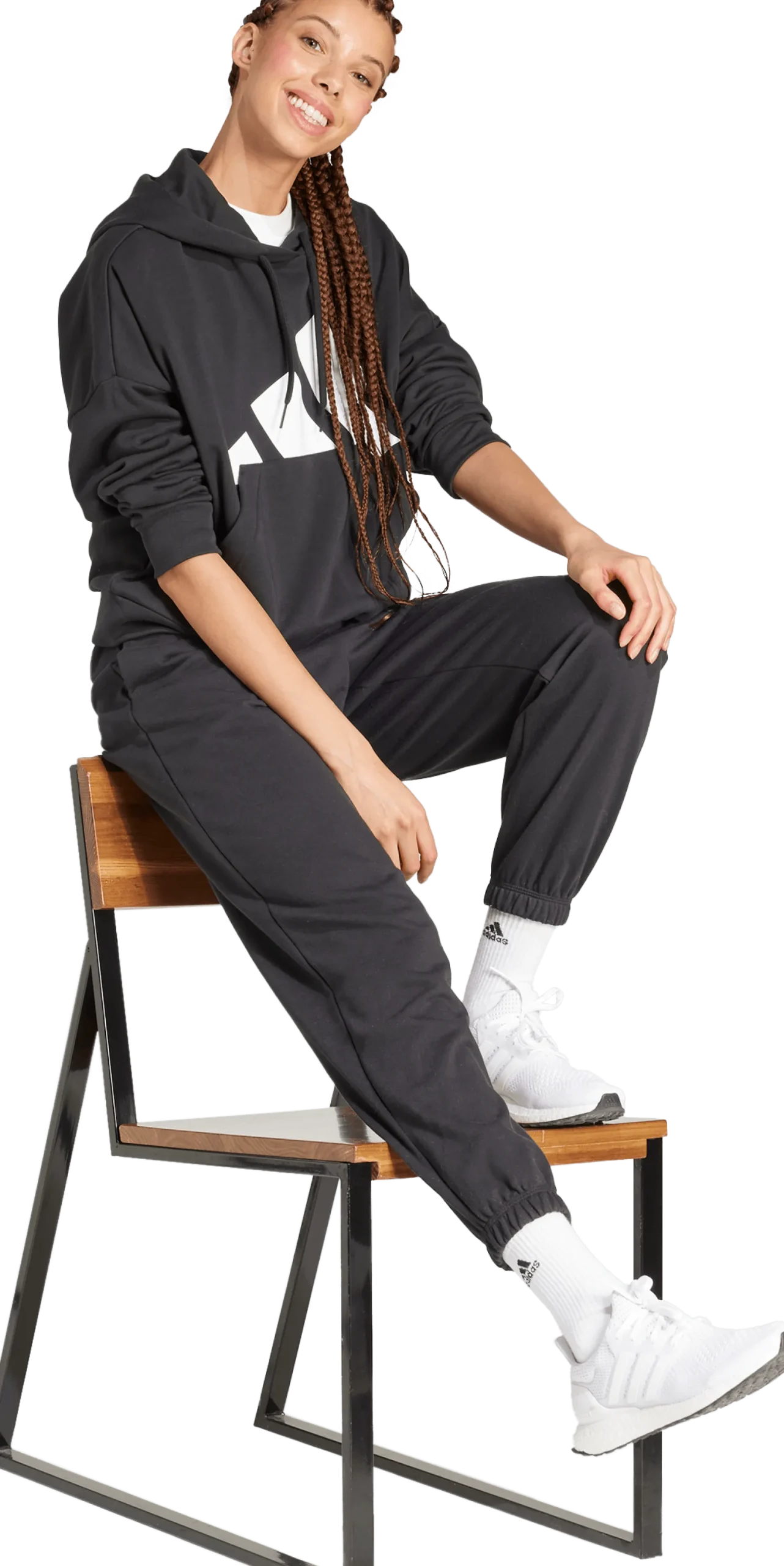ADIDASw big logo ft hood