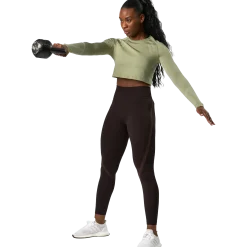 ICANIWILLimpact seamless ls crop top