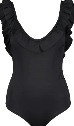 MARINE CLASSICfrill swimsuit w