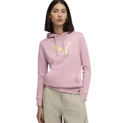 PUMAess metallic hoodie w
